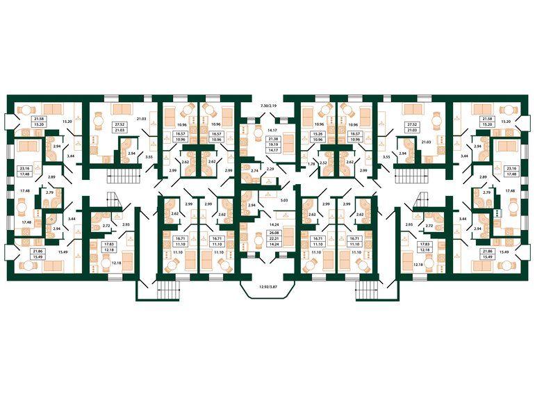 Планировка этажа