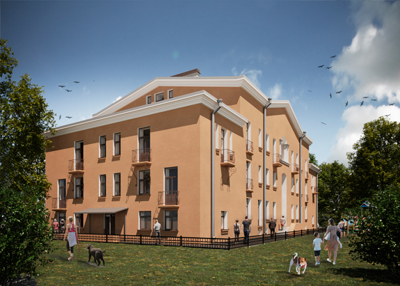 Новый дом в историческом районе